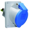 Розетка встраиваемая наклонная 16A 3п(2P+PE) 6ч, 230-250В, IP44 74х62 Quick-Connect Bals 12772