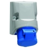 Розетка настенная 16А 3п(2Р+Е) 6ч, 230В, IP44 87х64 Quick-Connect Bals 11930
