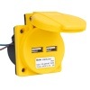 Розетка USB двойная 5В DC 2,1A Bals