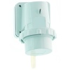 Вилка настенная с крышкой 32A 5п(3Р+N+Е) 6ч, 400В, IP67 фланец 75x90 Quick-Connect Bals 24419